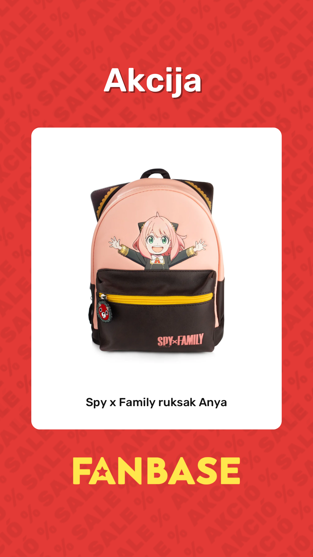 Akcija: Spy x Family ruksak Anya