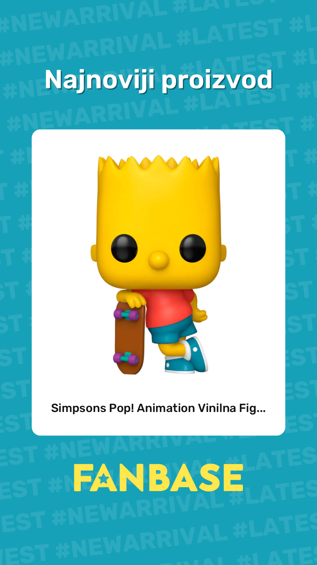 Najnoviji proizvod: Simpsons Pop! Animation Vinilna Fig...