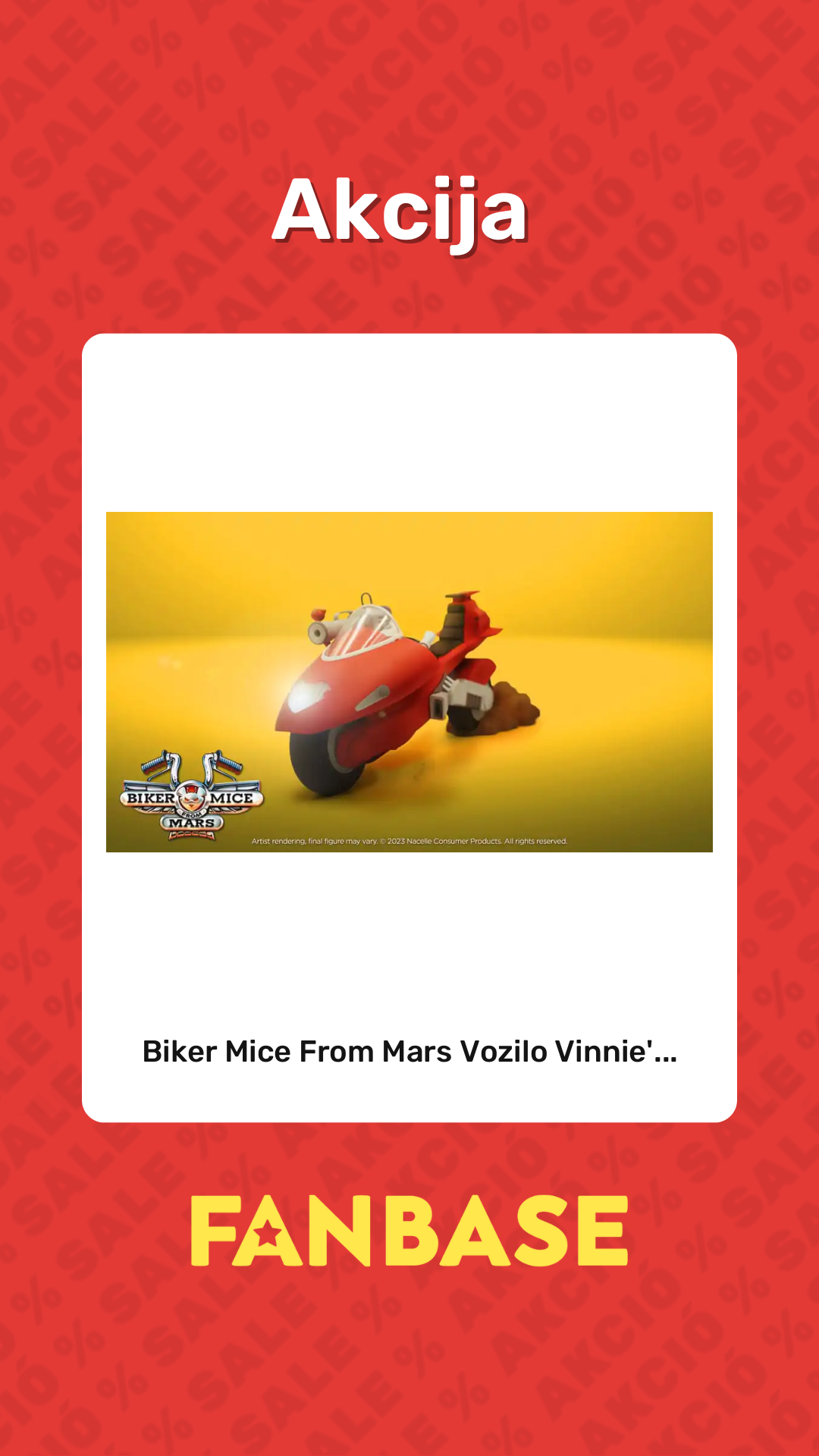Akcija: Biker Mice From Mars Vozilo Vinnie'...