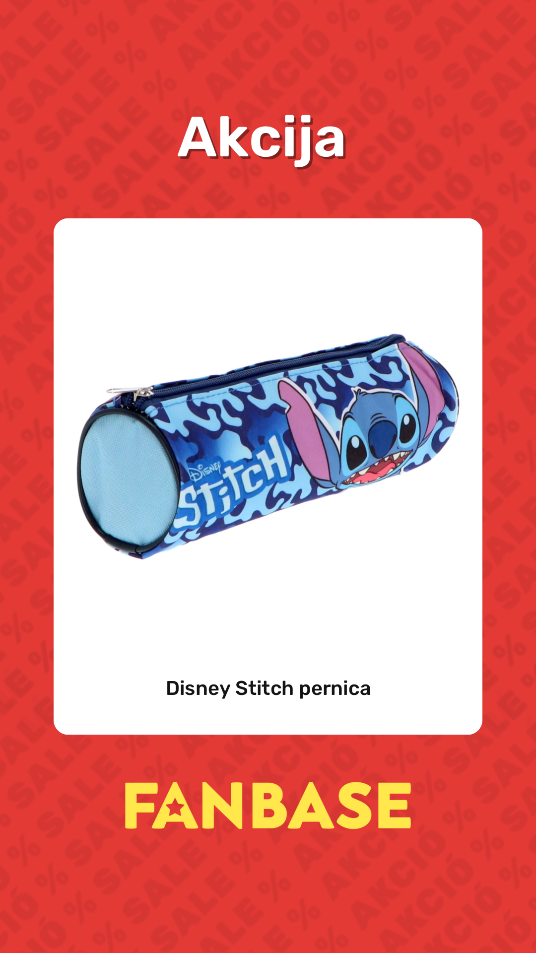 Akcija: Disney Stitch pernica