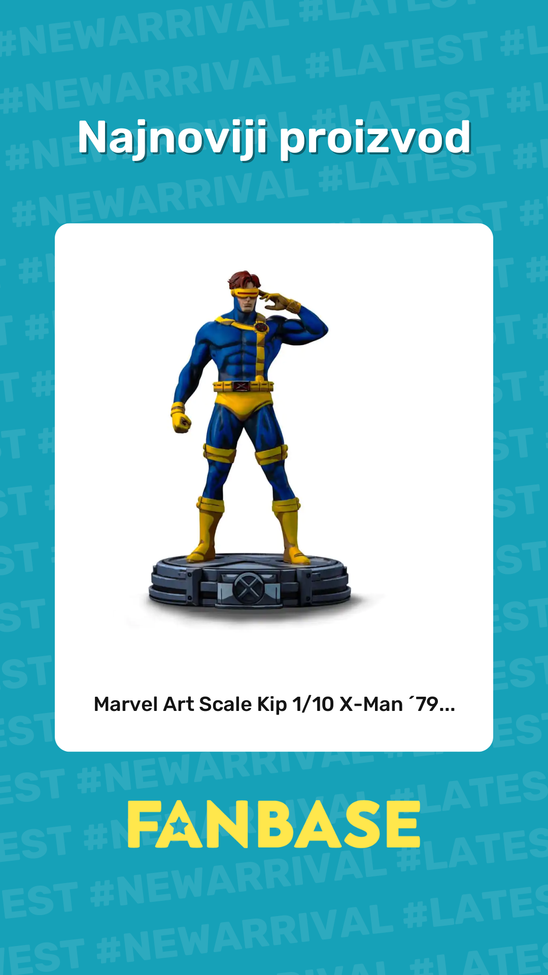 Najnoviji proizvod: Marvel Art Scale Kip 1/10 X-Man ´79...