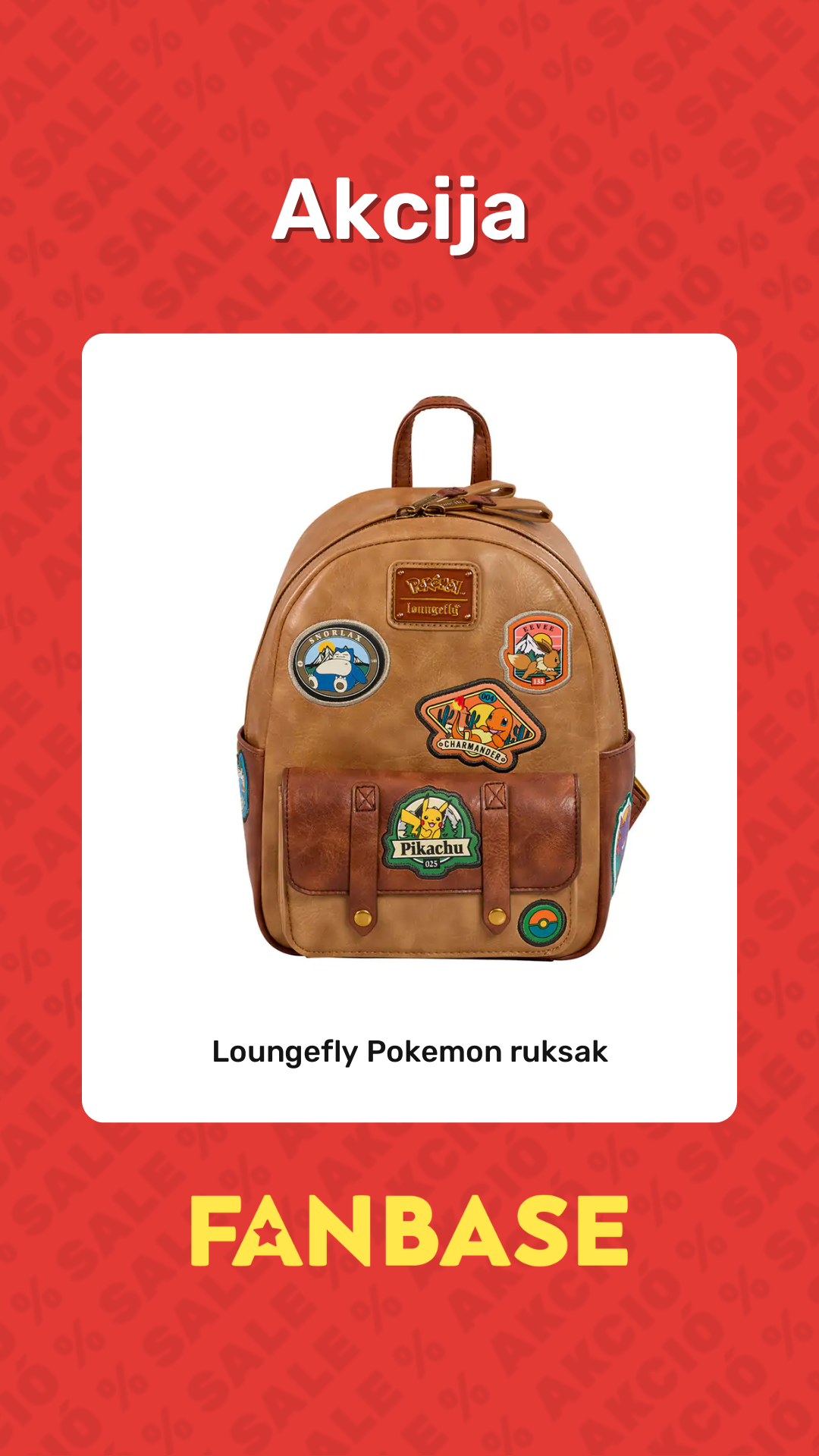 Akcija: Loungefly Pokemon ruksak