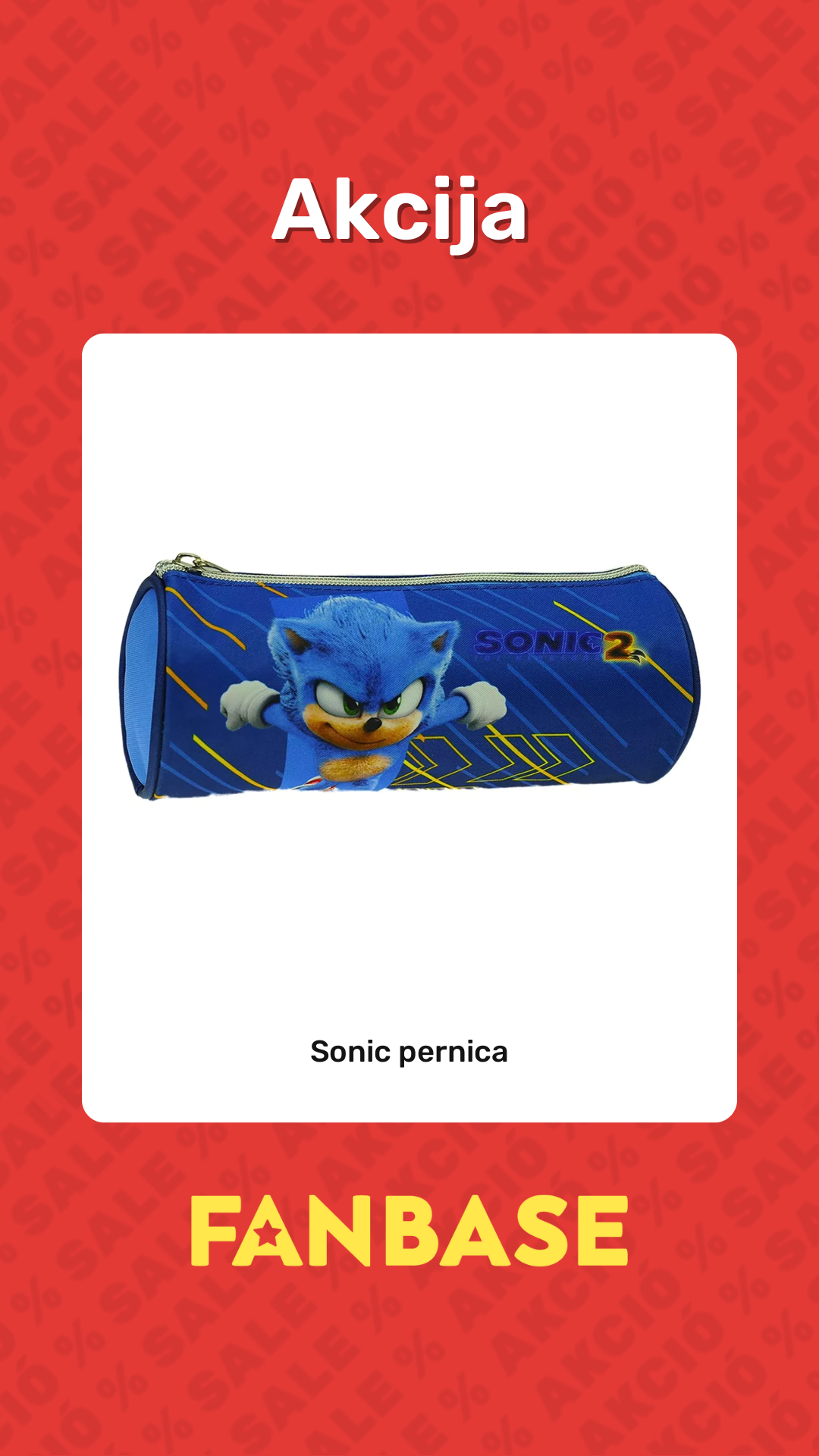 Akcija: Sonic pernica