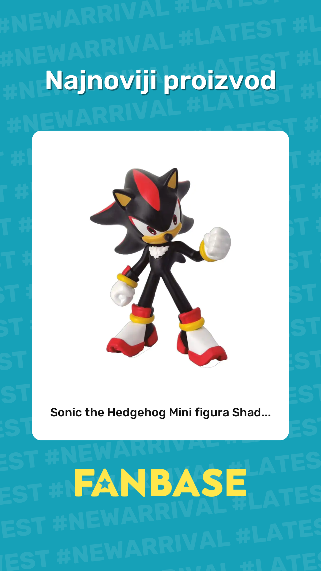 Najnoviji proizvod: Sonic the Hedgehog Mini figura Shad...