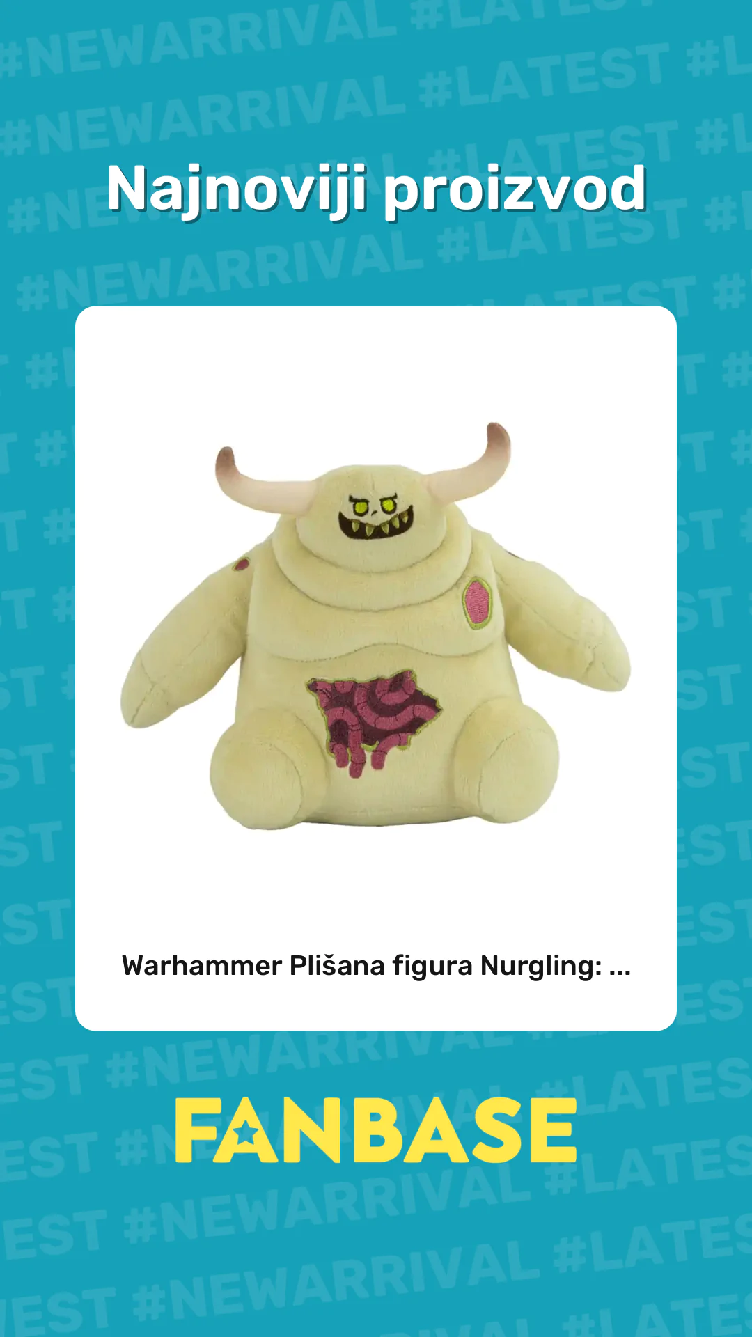 Najnoviji proizvod: Warhammer Plišana figura Nurgling: ...