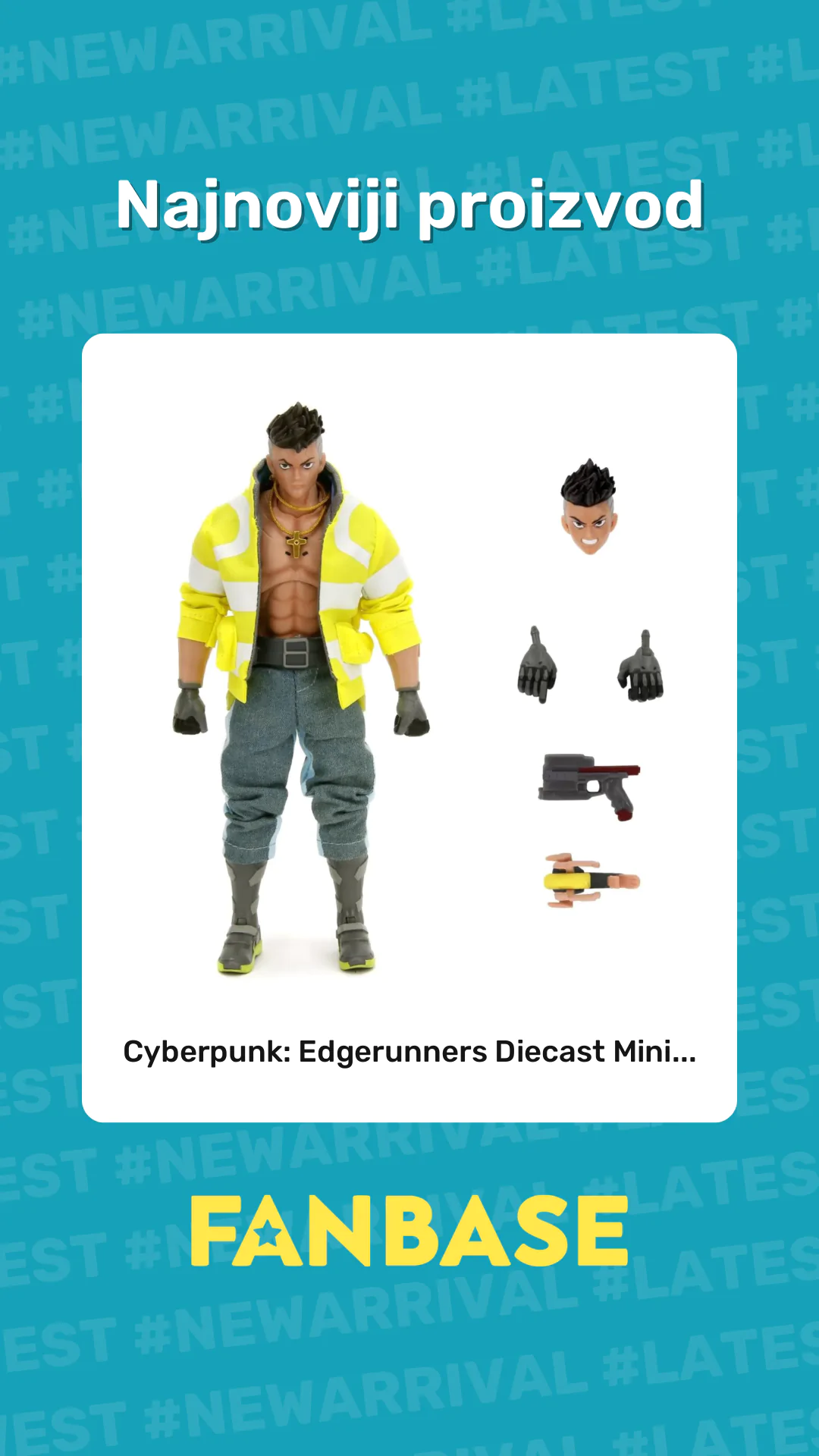 Najnoviji proizvod: Cyberpunk: Edgerunners Diecast Mini...