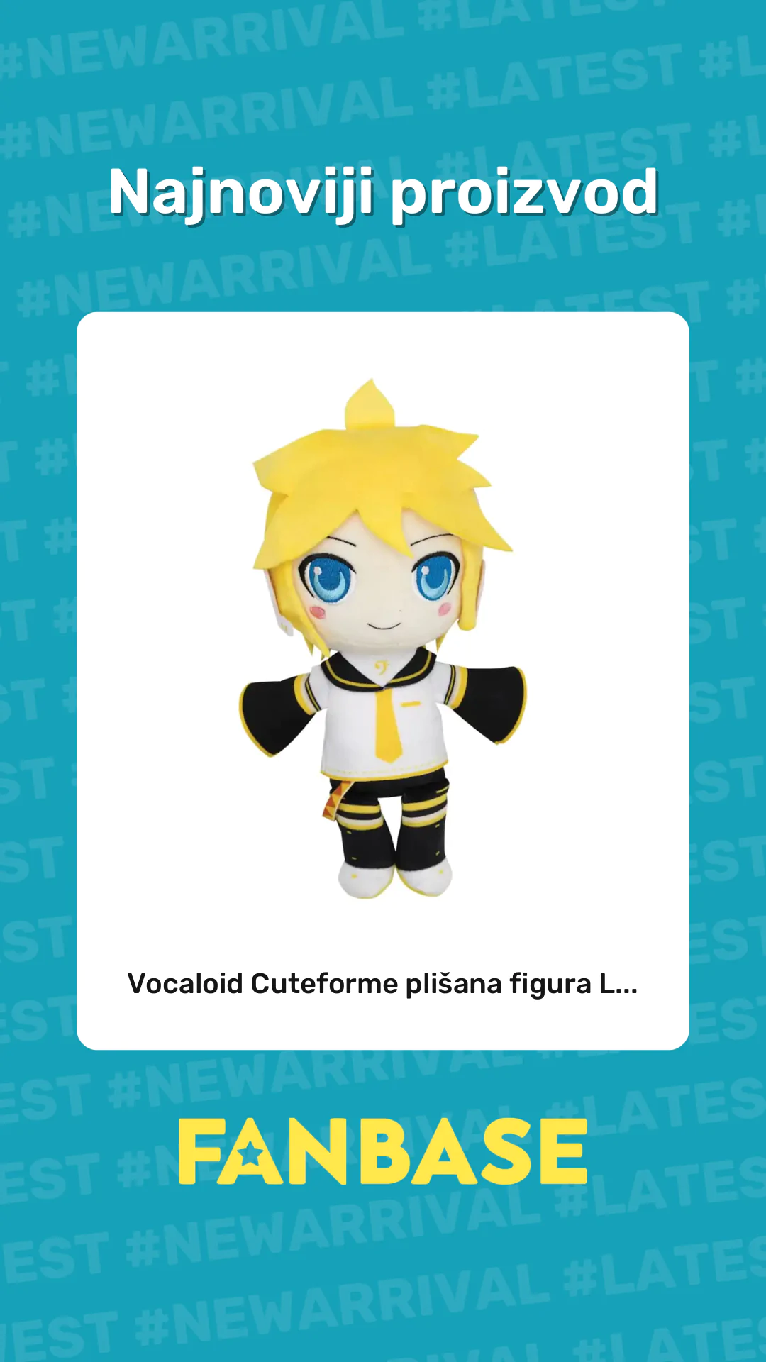 Najnoviji proizvod: Vocaloid Cuteforme plišana figura L...