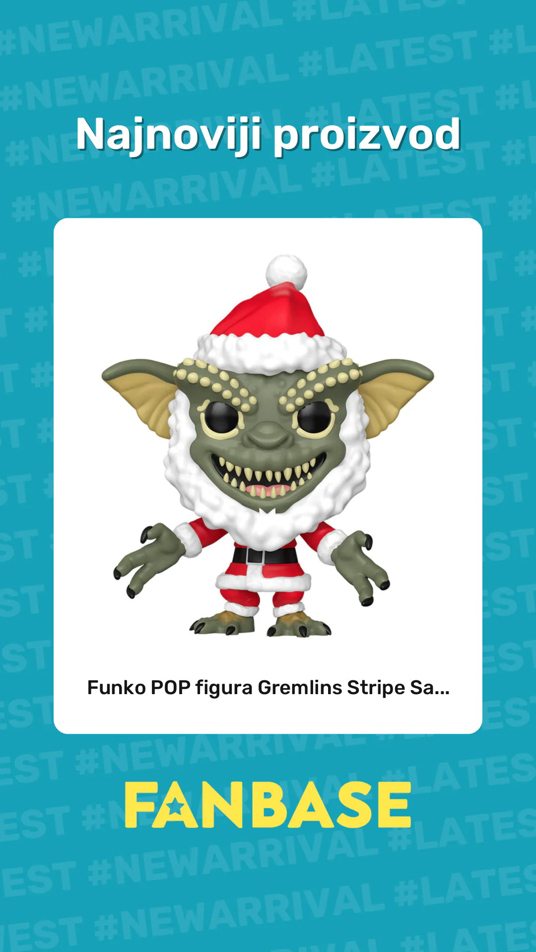 Najnoviji proizvod: Funko POP figura Gremlins Stripe Sa...