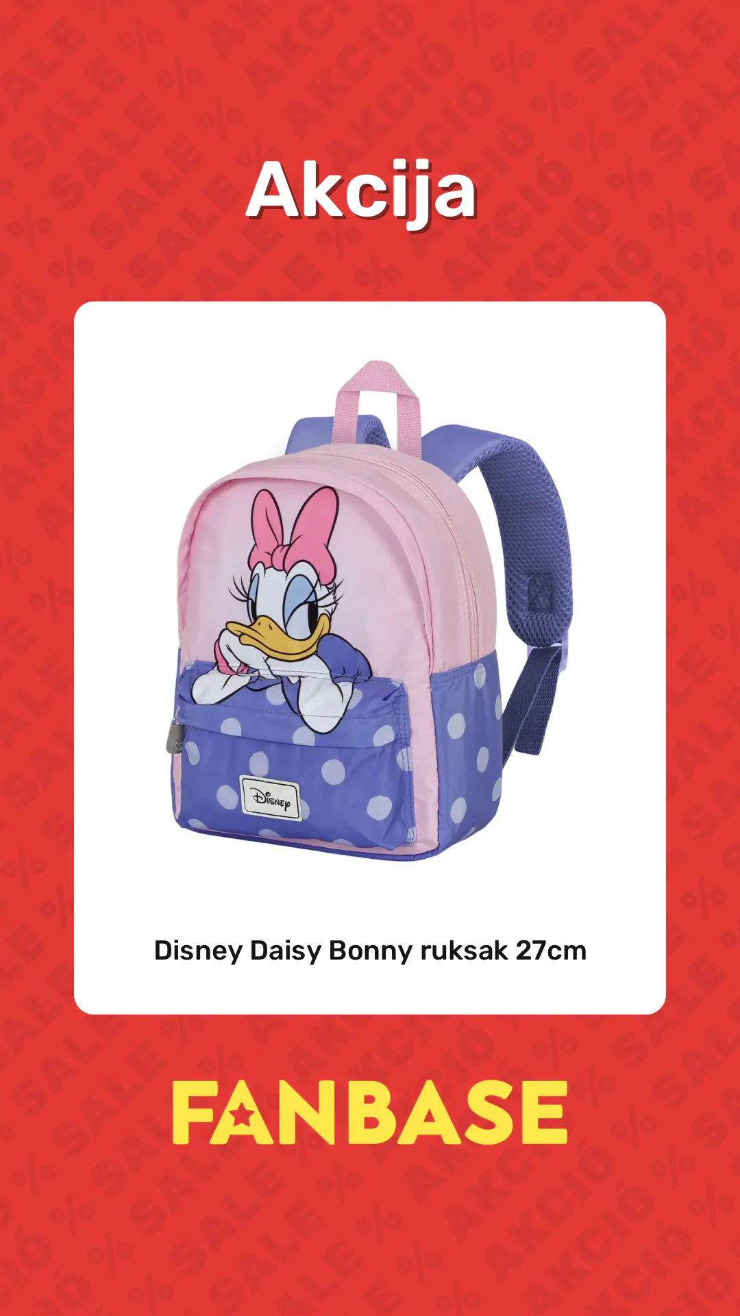 Akcija: Disney Daisy Bonny ruksak 27cm