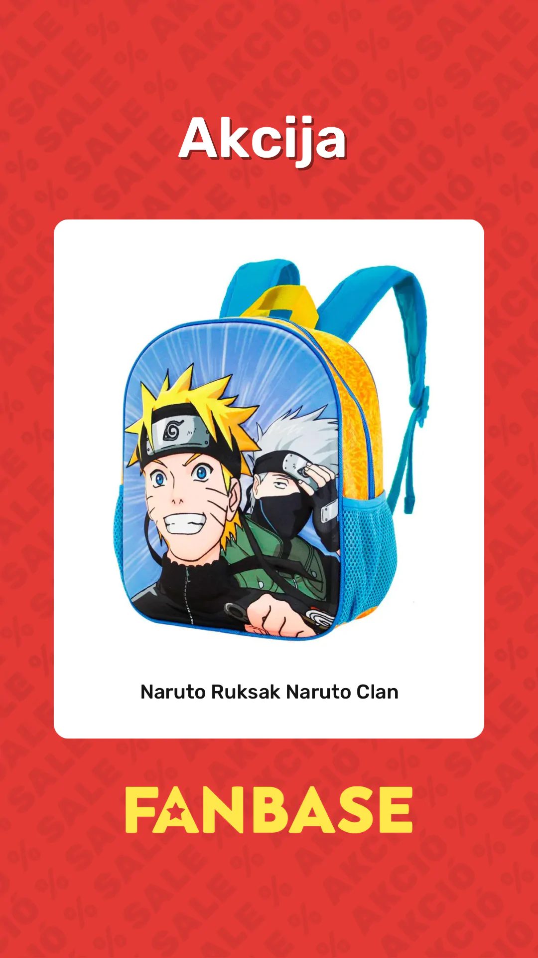 Akcija: Naruto Ruksak Naruto Clan