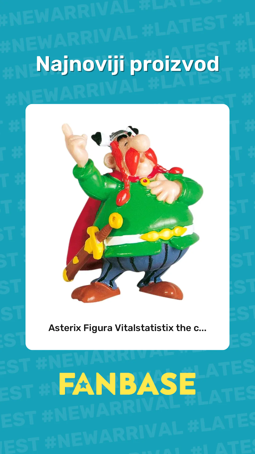 Najnoviji proizvod: Asterix Figura Vitalstatistix the c...