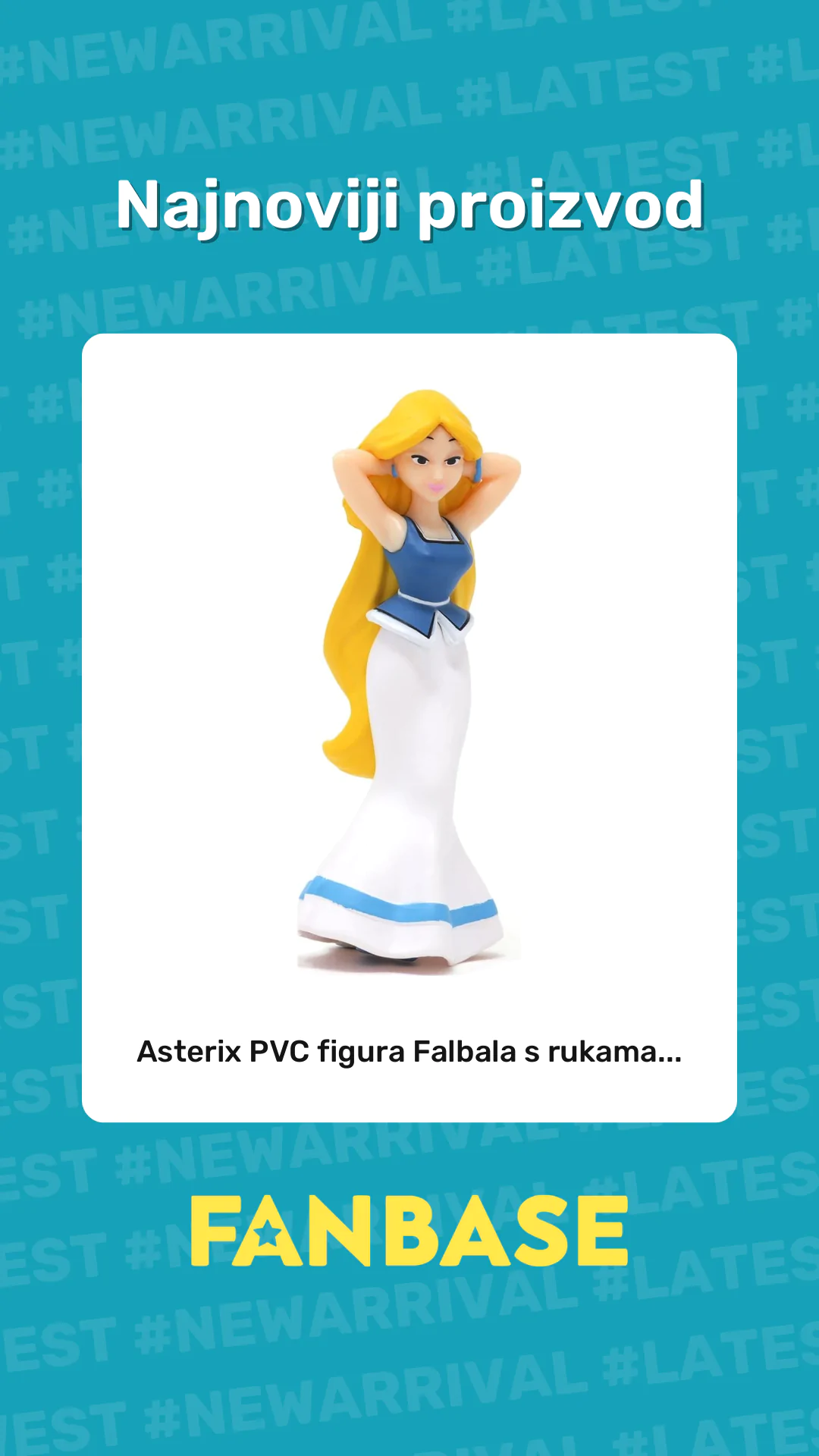 Najnoviji proizvod: Asterix PVC figura Falbala s rukama...