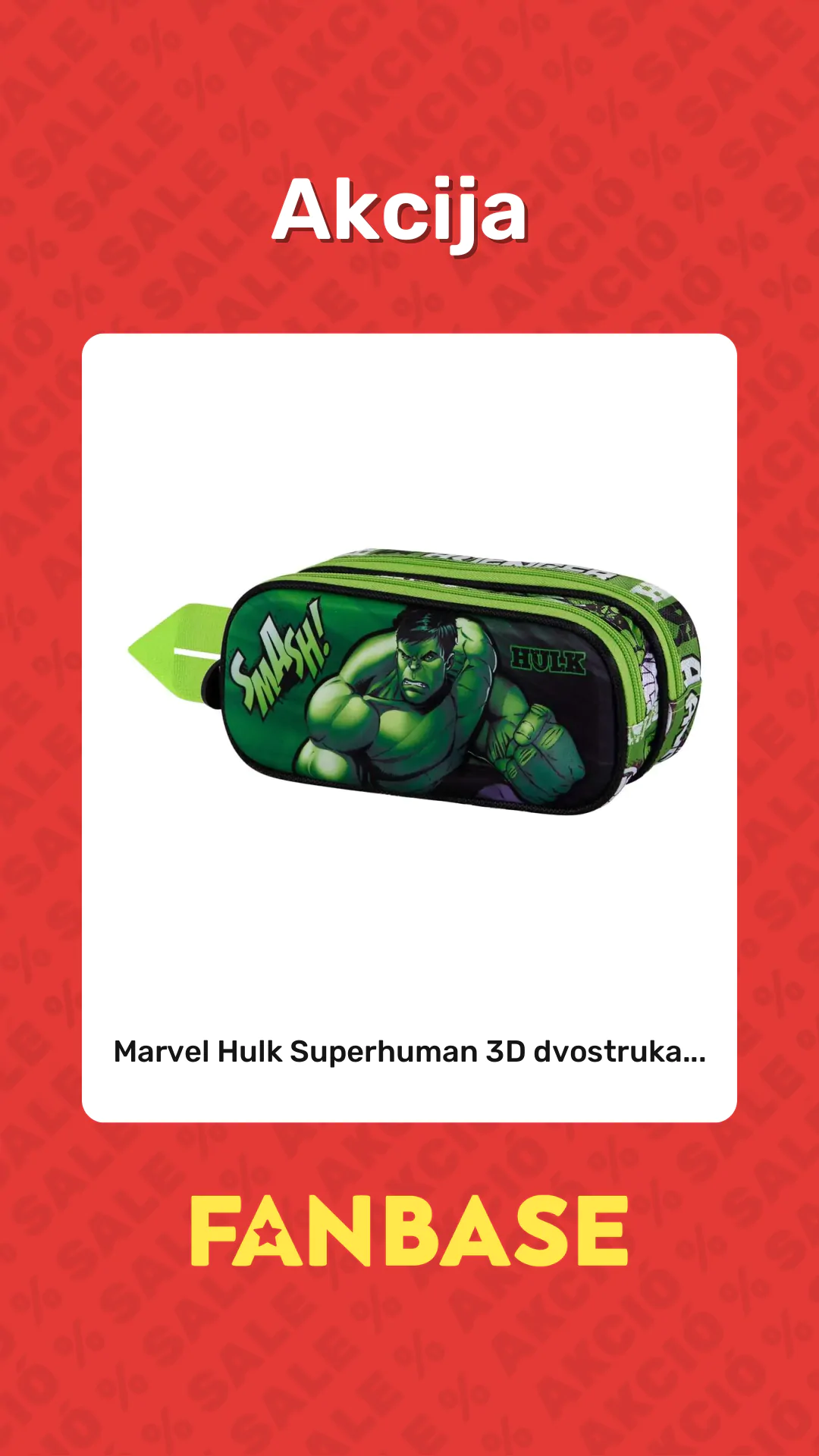 Akcija: Marvel Hulk Superhuman 3D dvostruka...