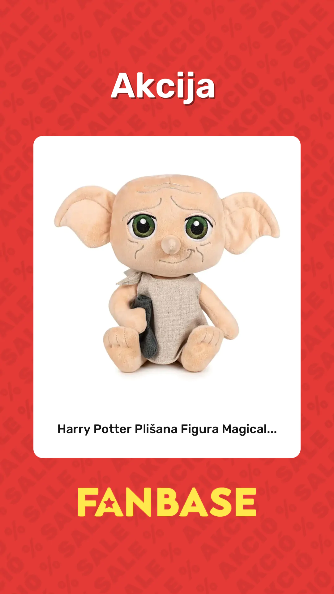 Akcija: Harry Potter Plišana Figura Magical...