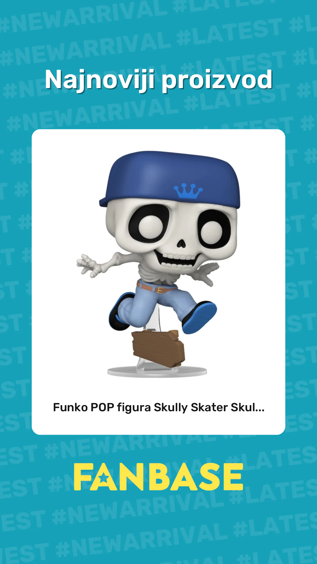 Najnoviji proizvod: Funko POP figura Skully Skater Skul...