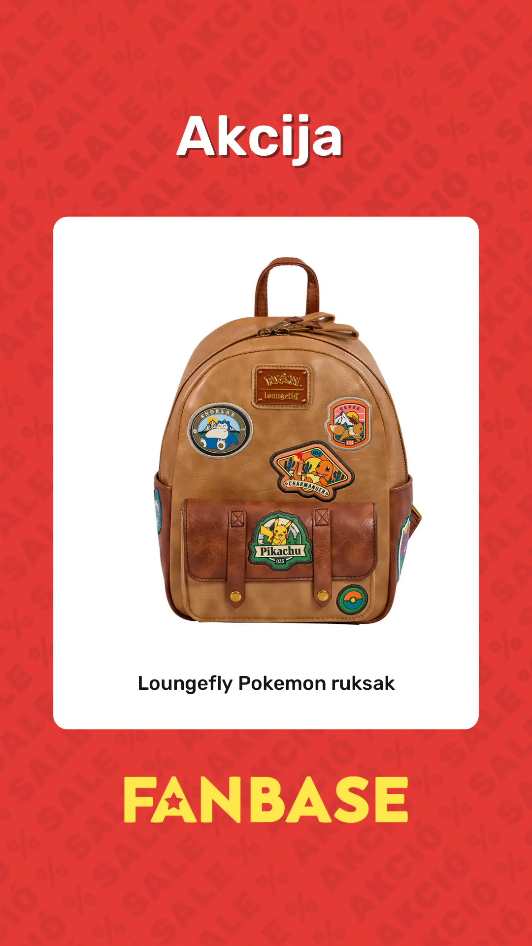 Akcija: Loungefly Pokemon ruksak