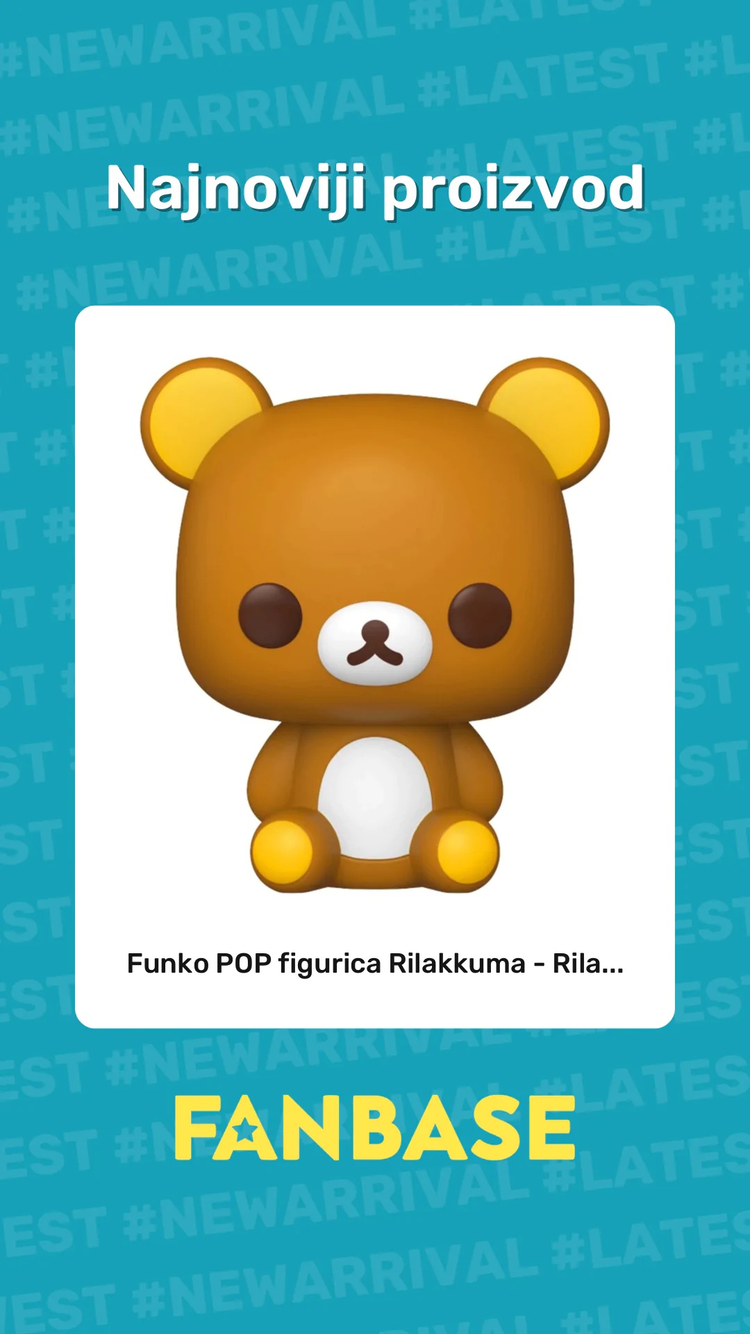Najnoviji proizvod: Funko POP figurica Rilakkuma - Rila...