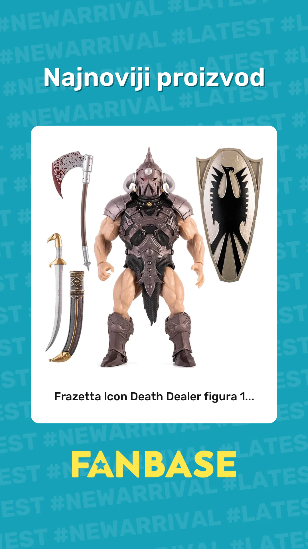Najnoviji proizvod: Frazetta Icon Death Dealer figura 1...