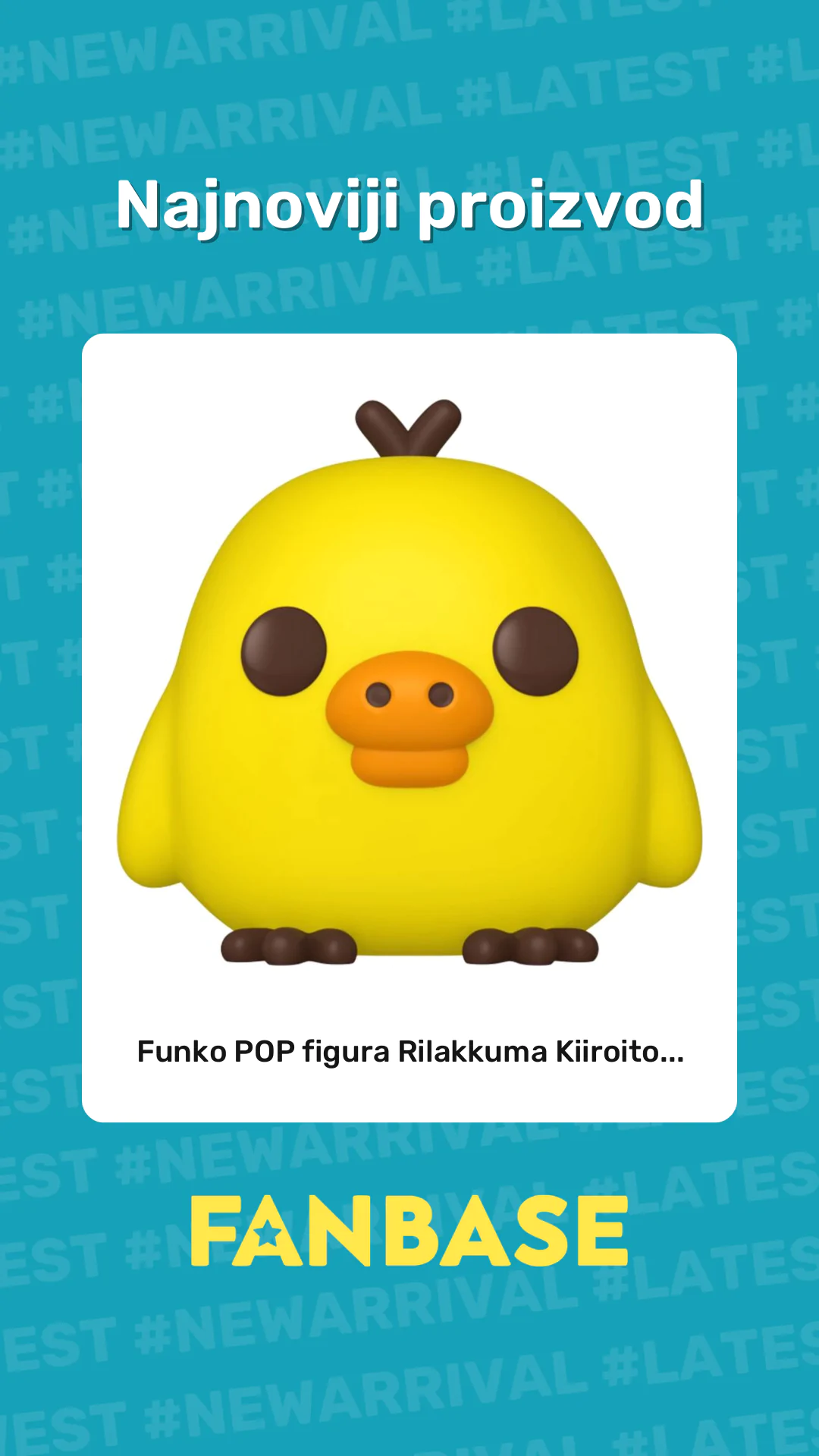 Najnoviji proizvod: Funko POP figura Rilakkuma Kiiroito...