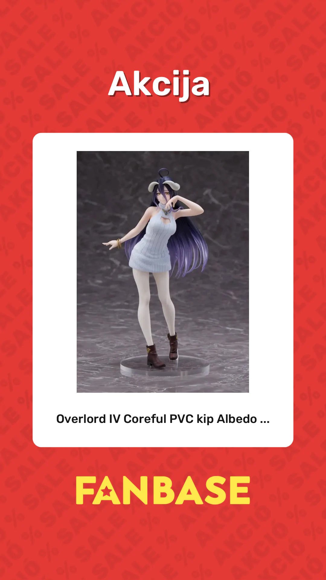 Akcija: Overlord IV Coreful PVC kip Albedo ...