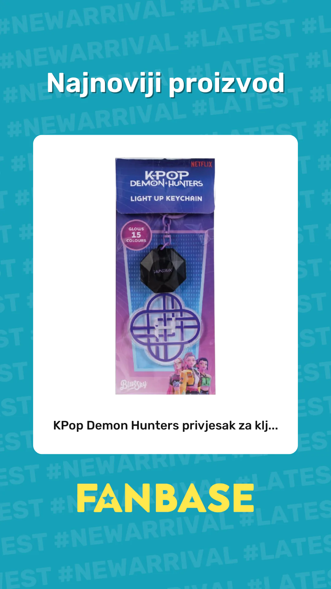Najnoviji proizvod: KPop Demon Hunters privjesak za klj...