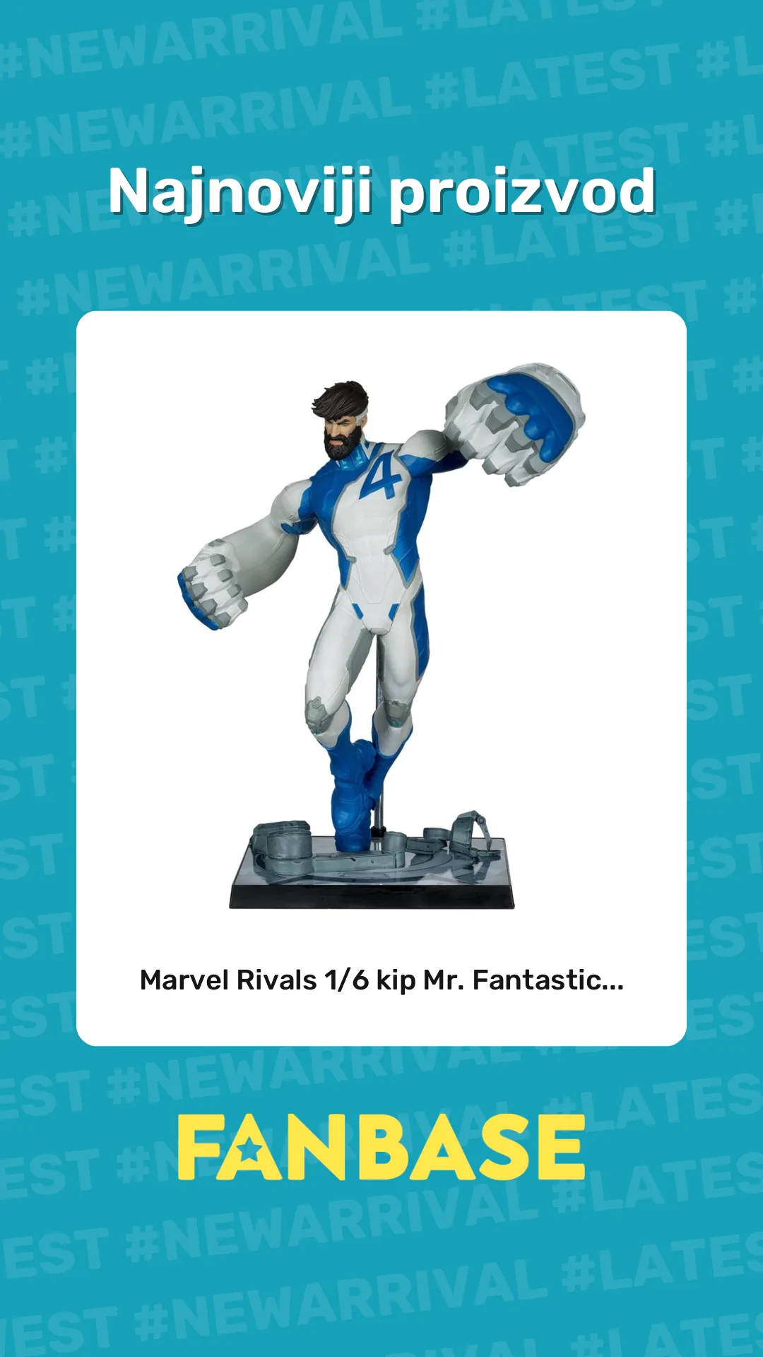 Najnoviji proizvod: Marvel Rivals 1/6 kip Mr. Fantastic...
