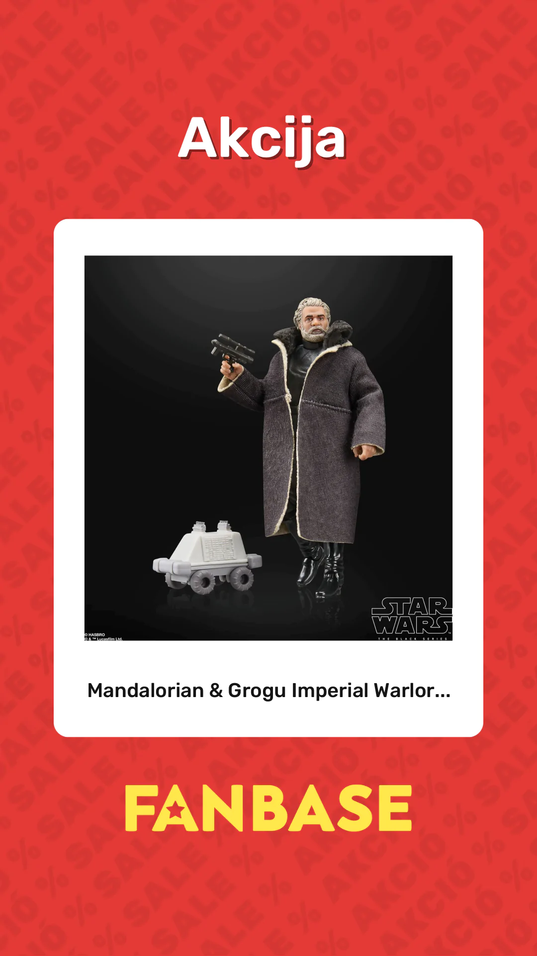 Akcija: Mandalorian & Grogu Imperial Warlor...