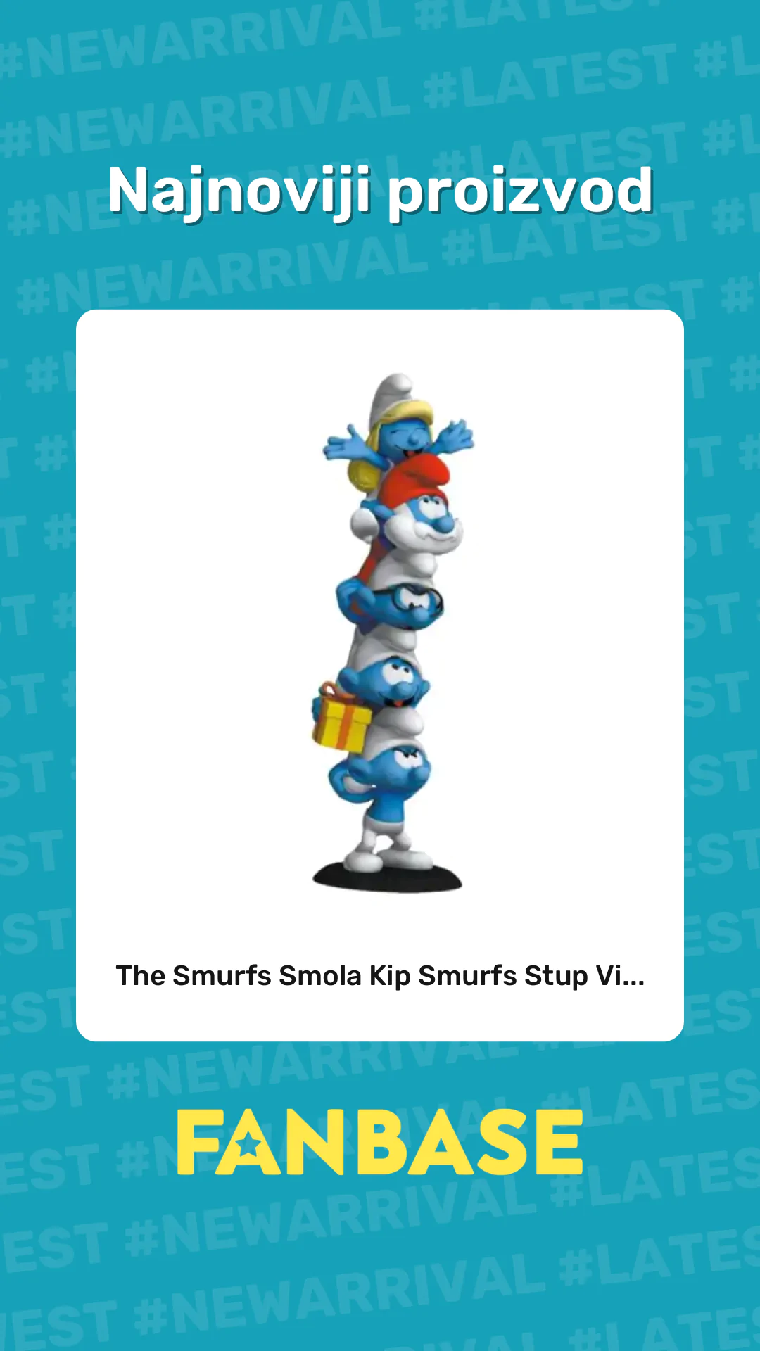 Najnoviji proizvod: The Smurfs Smola Kip Smurfs Stup Vi...