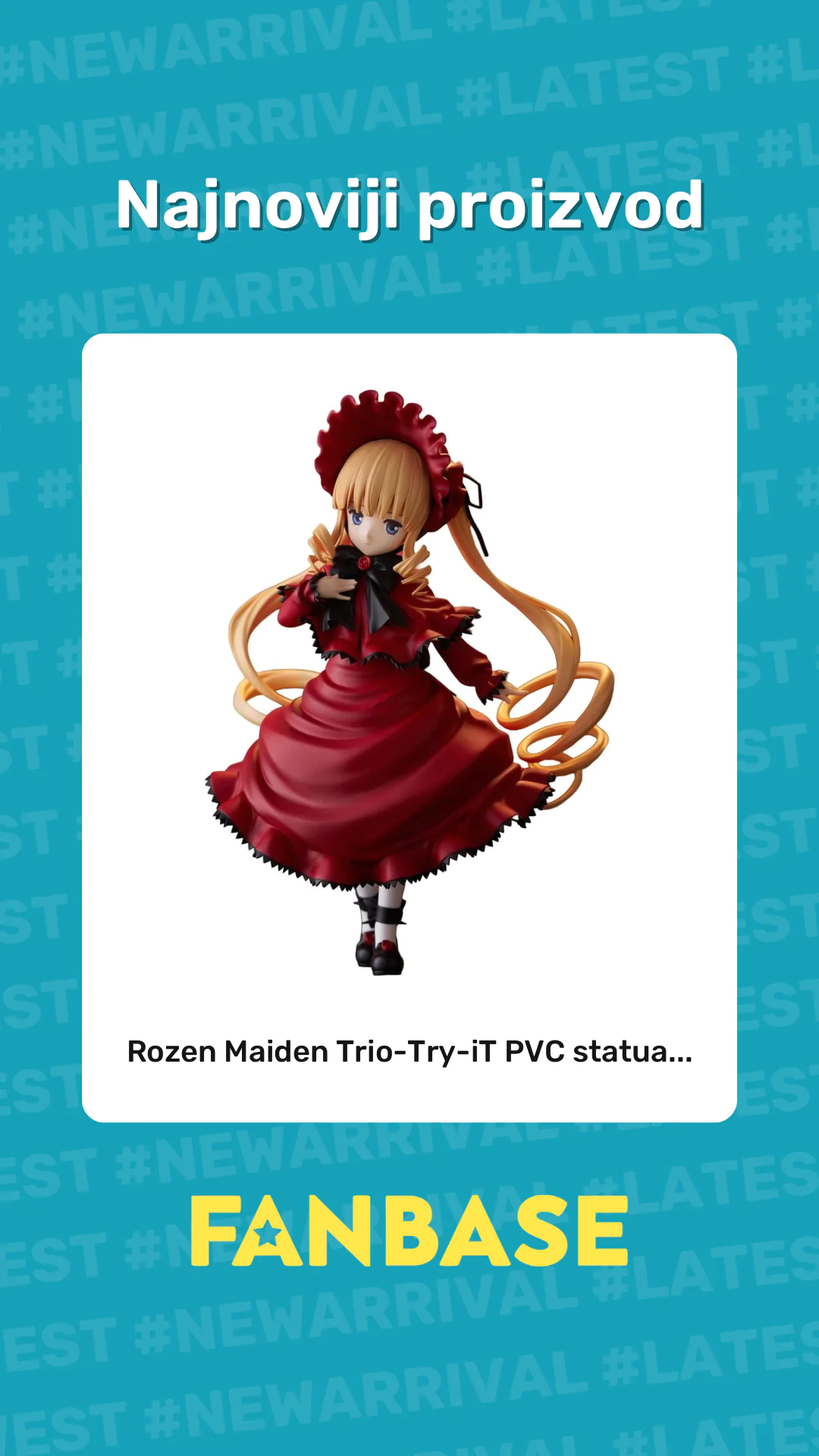 Najnoviji proizvod: Rozen Maiden Trio-Try-iT PVC statua...