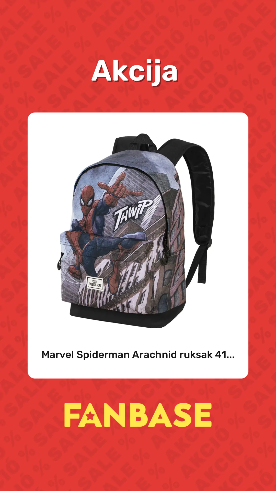 Akcija: Marvel Spiderman Arachnid ruksak 41...