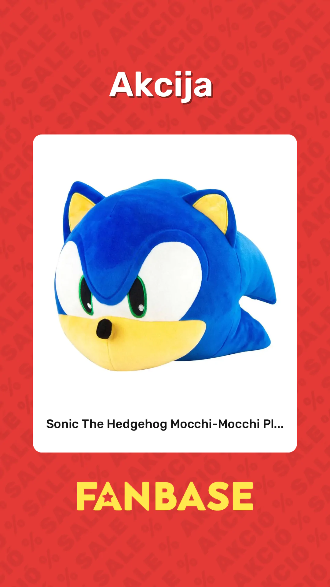 Akcija: Sonic The Hedgehog Mocchi-Mocchi Pl...