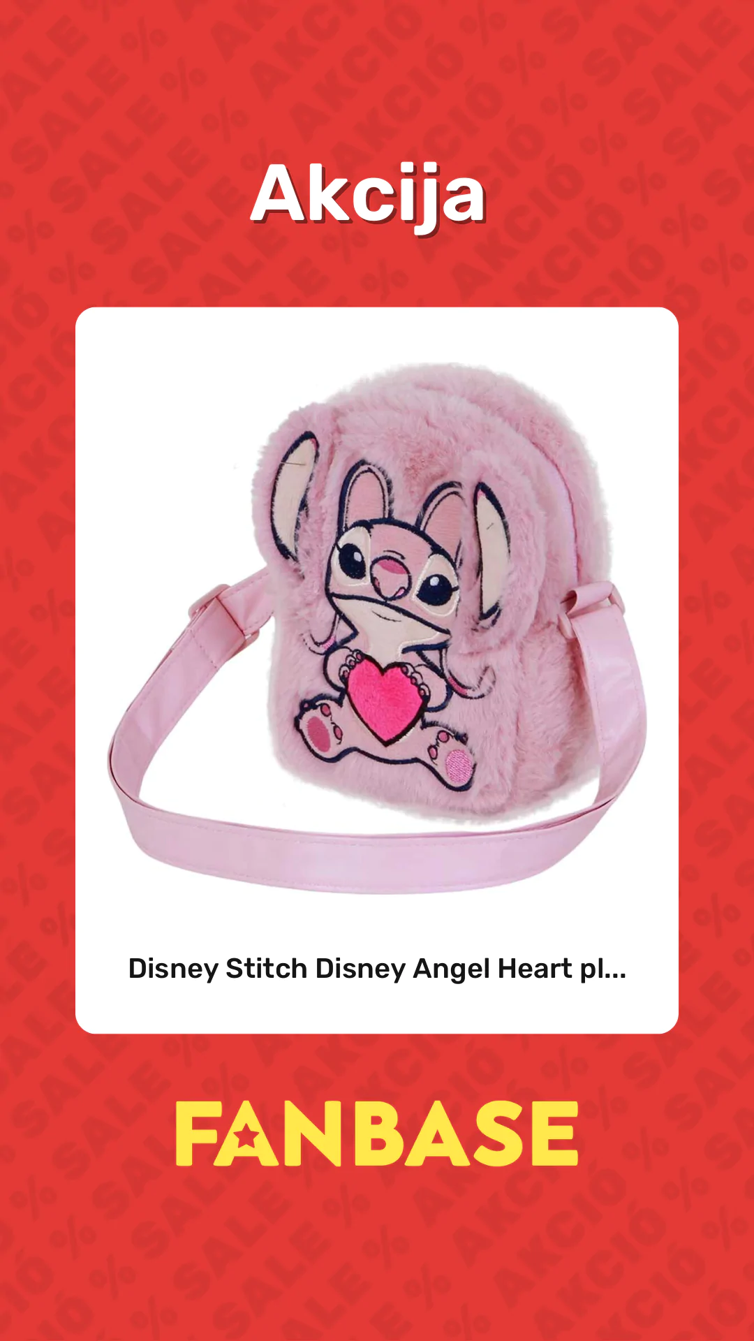 Akcija: Disney Stitch Disney Angel Heart pl...