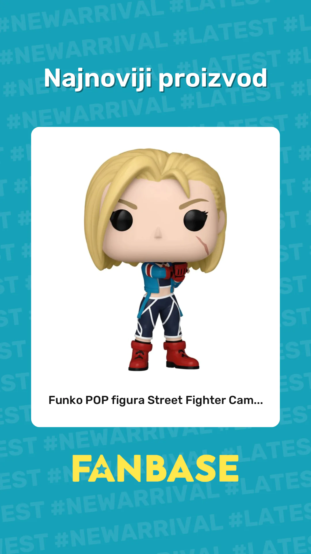 Najnoviji proizvod: Funko POP figura Street Fighter Cam...