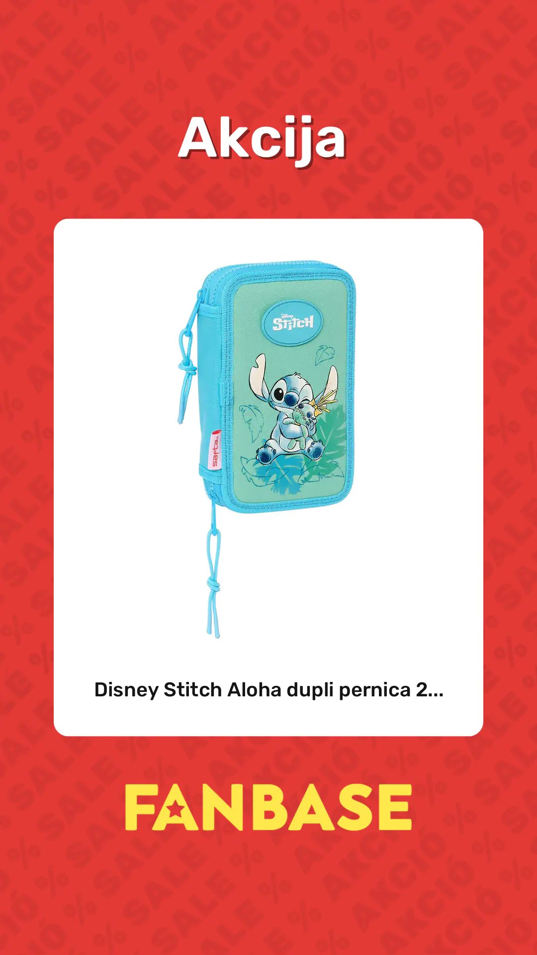 Akcija: Disney Stitch Aloha dupli pernica 2...