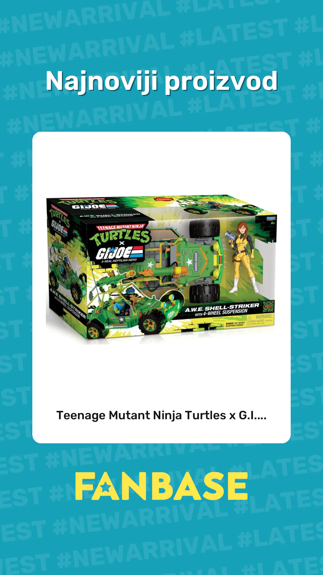 Najnoviji proizvod: Teenage Mutant Ninja Turtles x G.I....