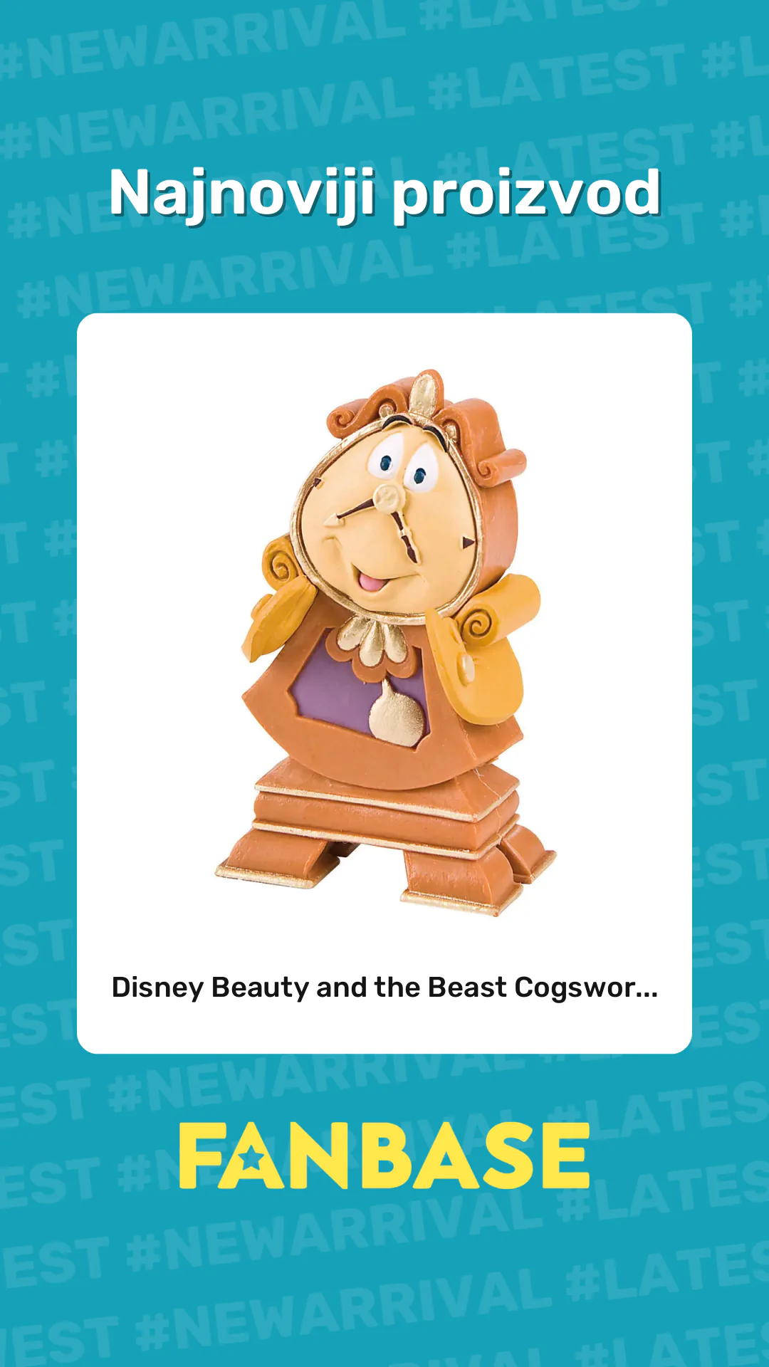 Najnoviji proizvod: Disney Beauty and the Beast Cogswor...