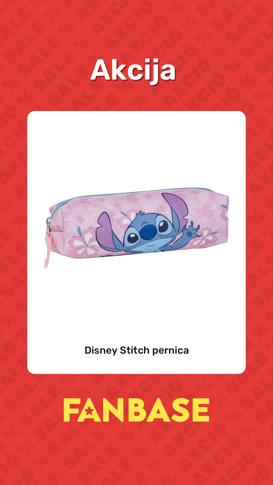 Akcija: Disney Stitch pernica