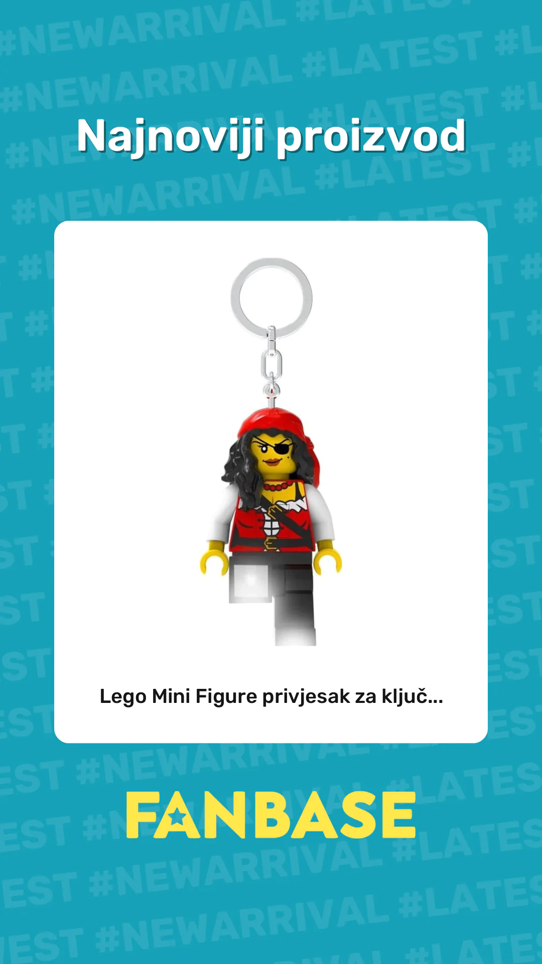 Najnoviji proizvod: Lego Mini Figure privjesak za ključ...