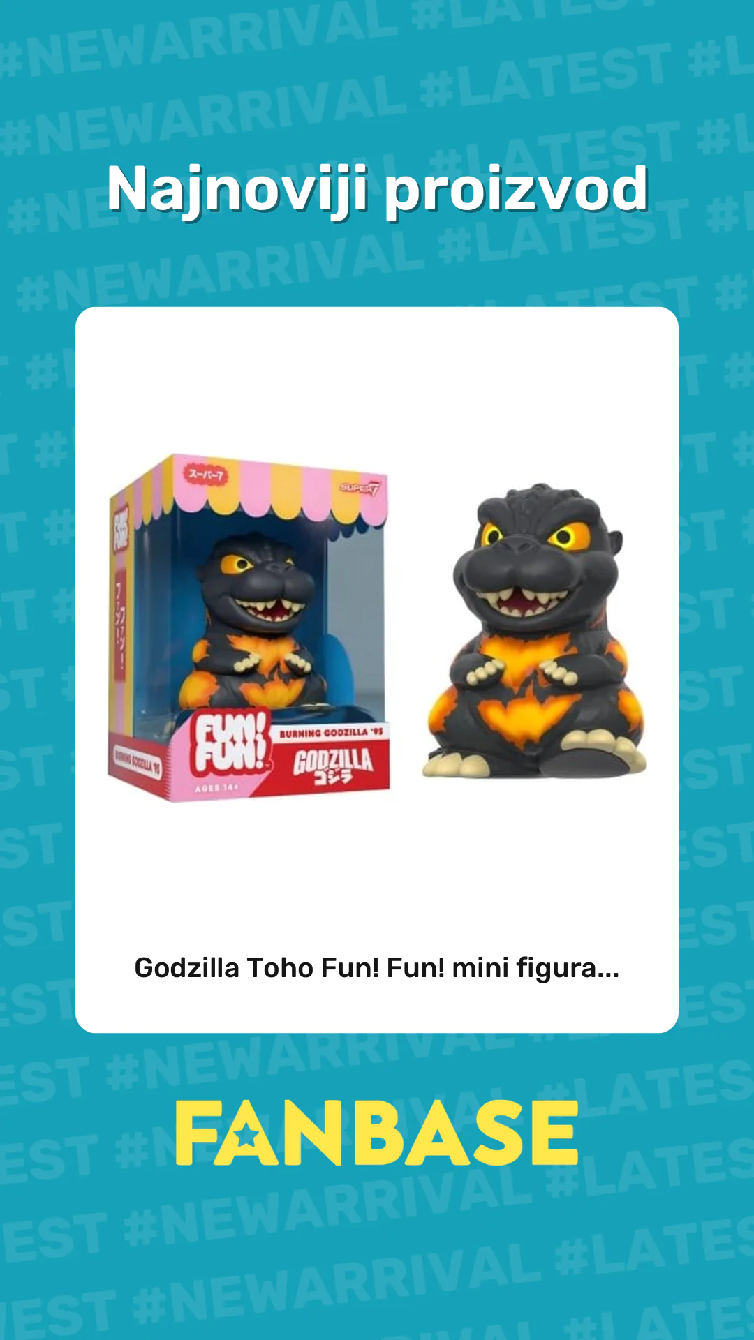 Najnoviji proizvod: Godzilla Toho Fun! Fun! mini figura...