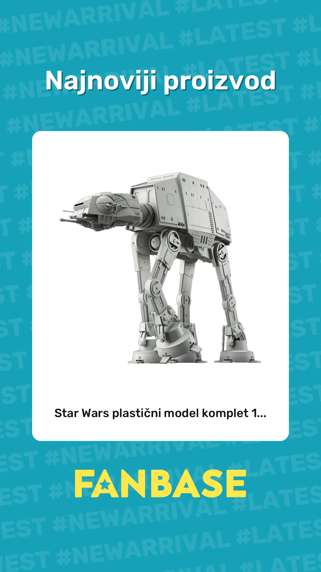 Najnoviji proizvod: Star Wars plastični model komplet 1...
