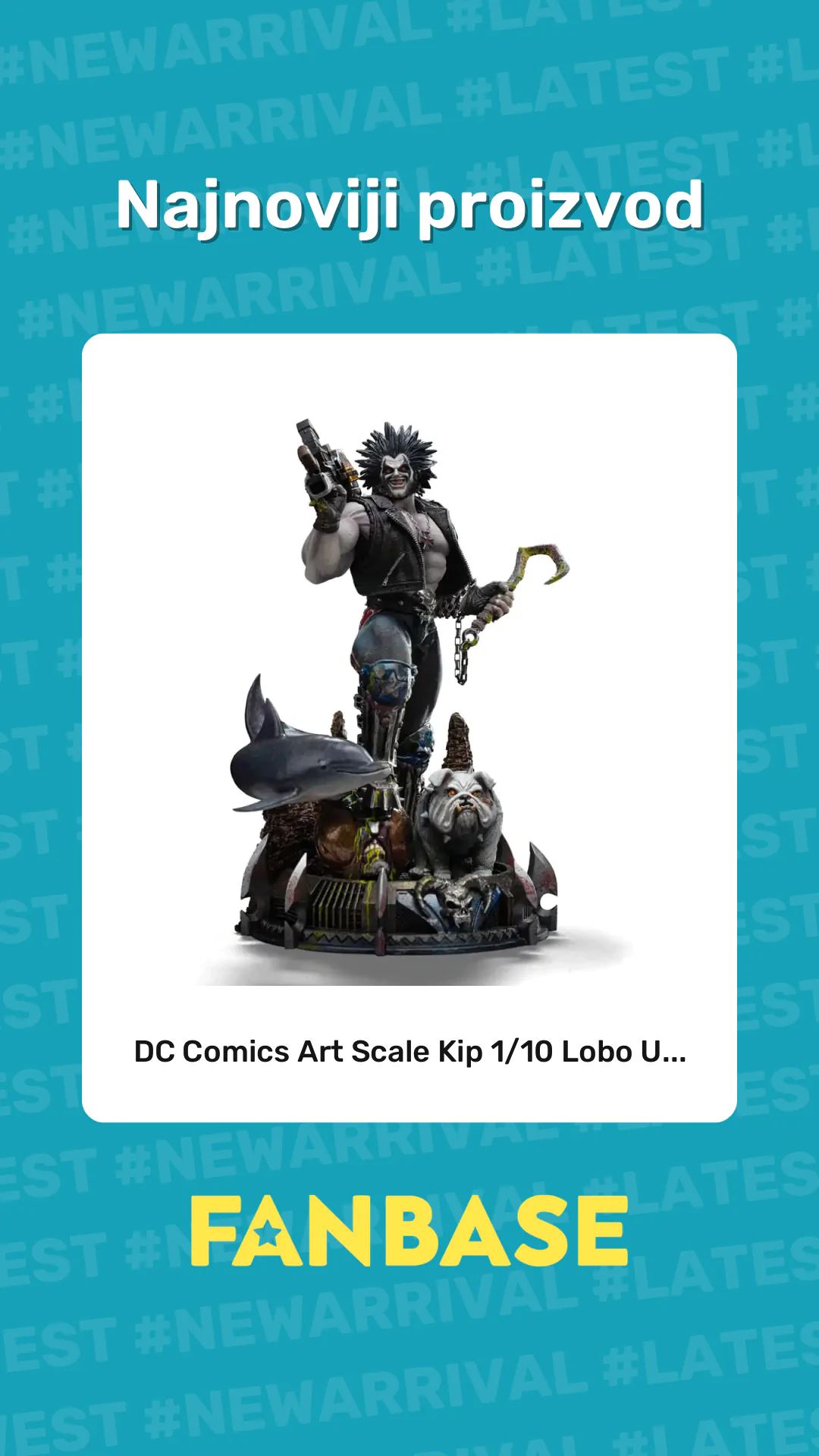 Najnoviji proizvod: DC Comics Art Scale Kip 1/10 Lobo U...