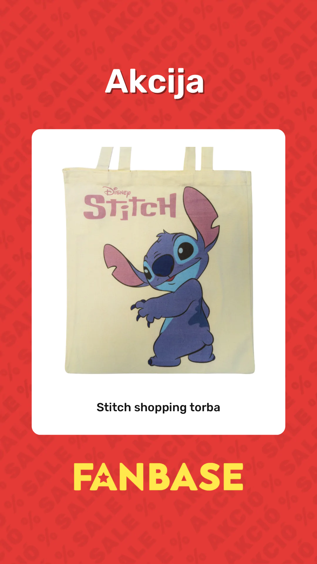 Akcija: Stitch shopping torba