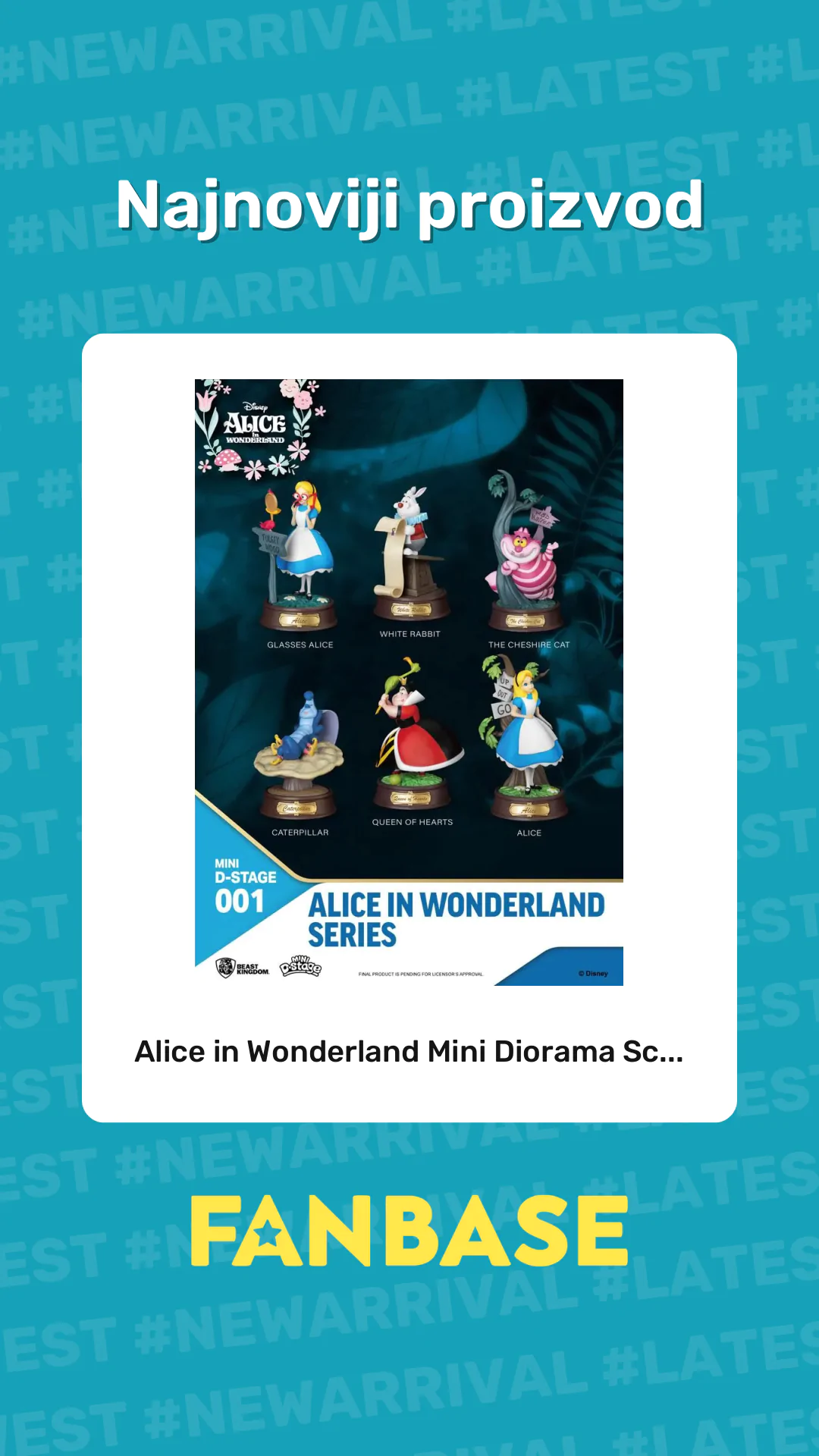Najnoviji proizvod: Alice in Wonderland Mini Diorama Sc...
