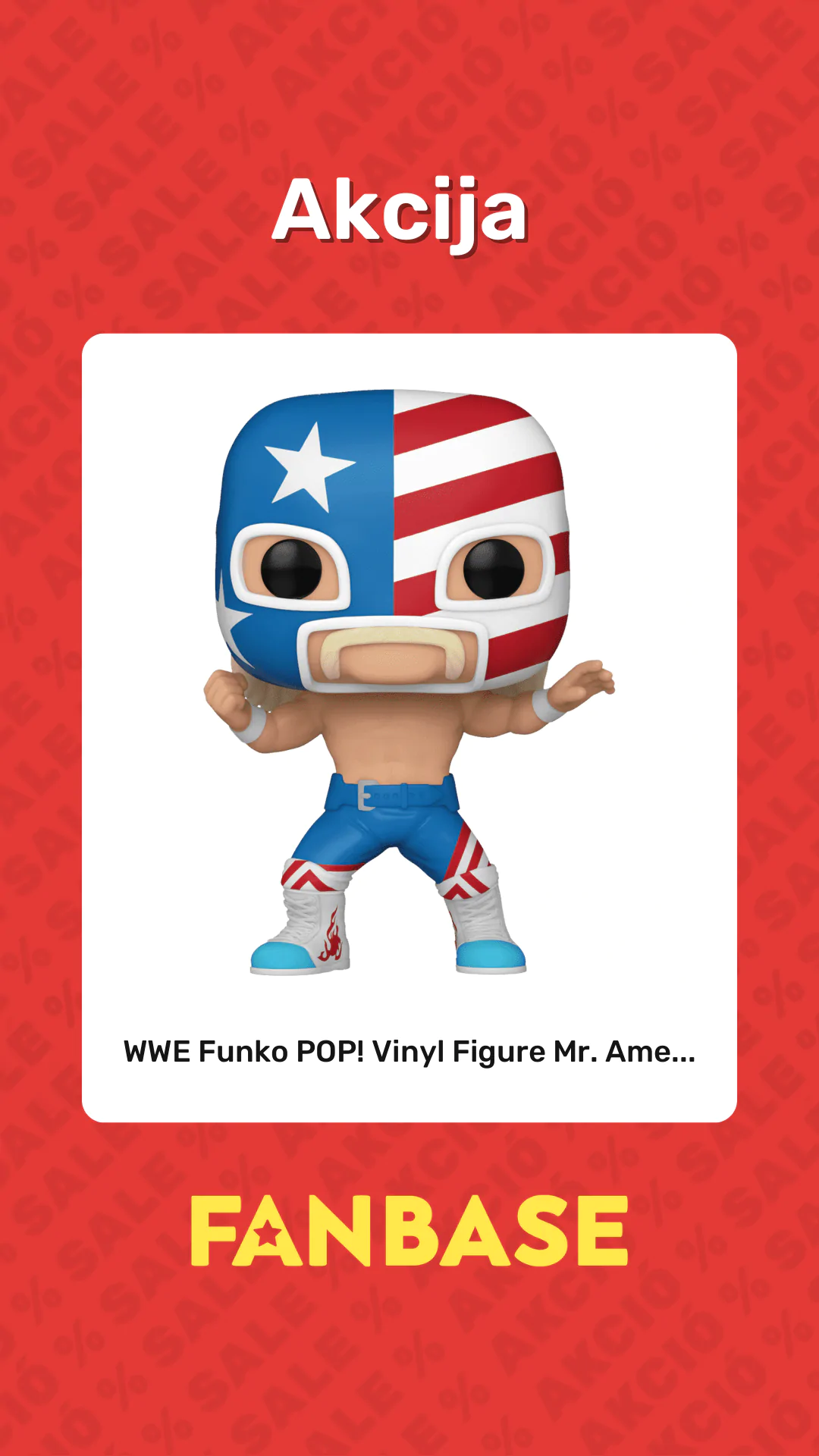 Akcija: WWE Funko POP! Vinyl Figure Mr. Ame...