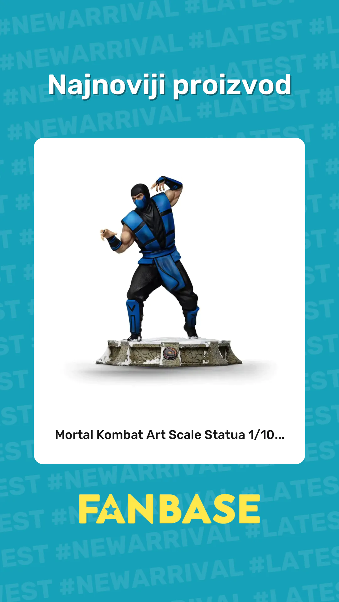 Najnoviji proizvod: Mortal Kombat Art Scale Statua 1/10...