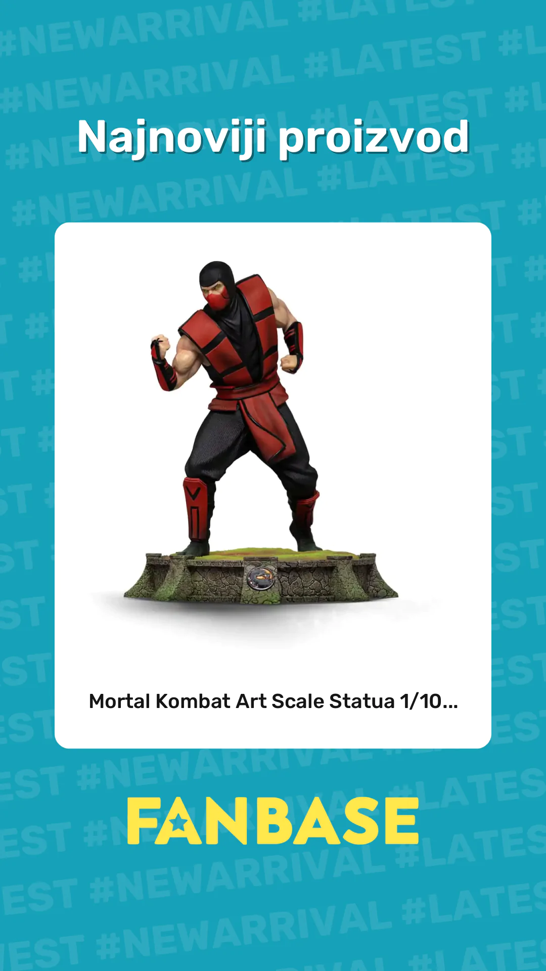 Najnoviji proizvod: Mortal Kombat Art Scale Statua 1/10...