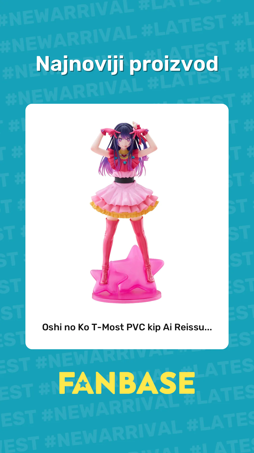 Najnoviji proizvod: Oshi no Ko T-Most PVC kip Ai Reissu...