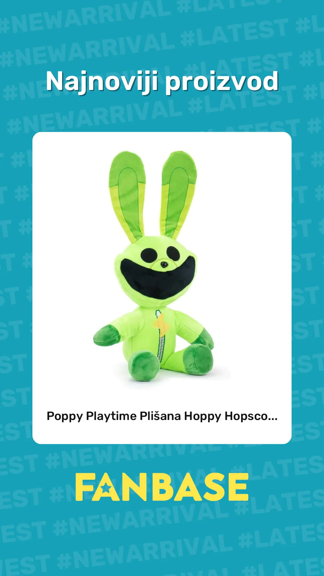 Najnoviji proizvod: Poppy Playtime Plišana Hoppy Hopsco...