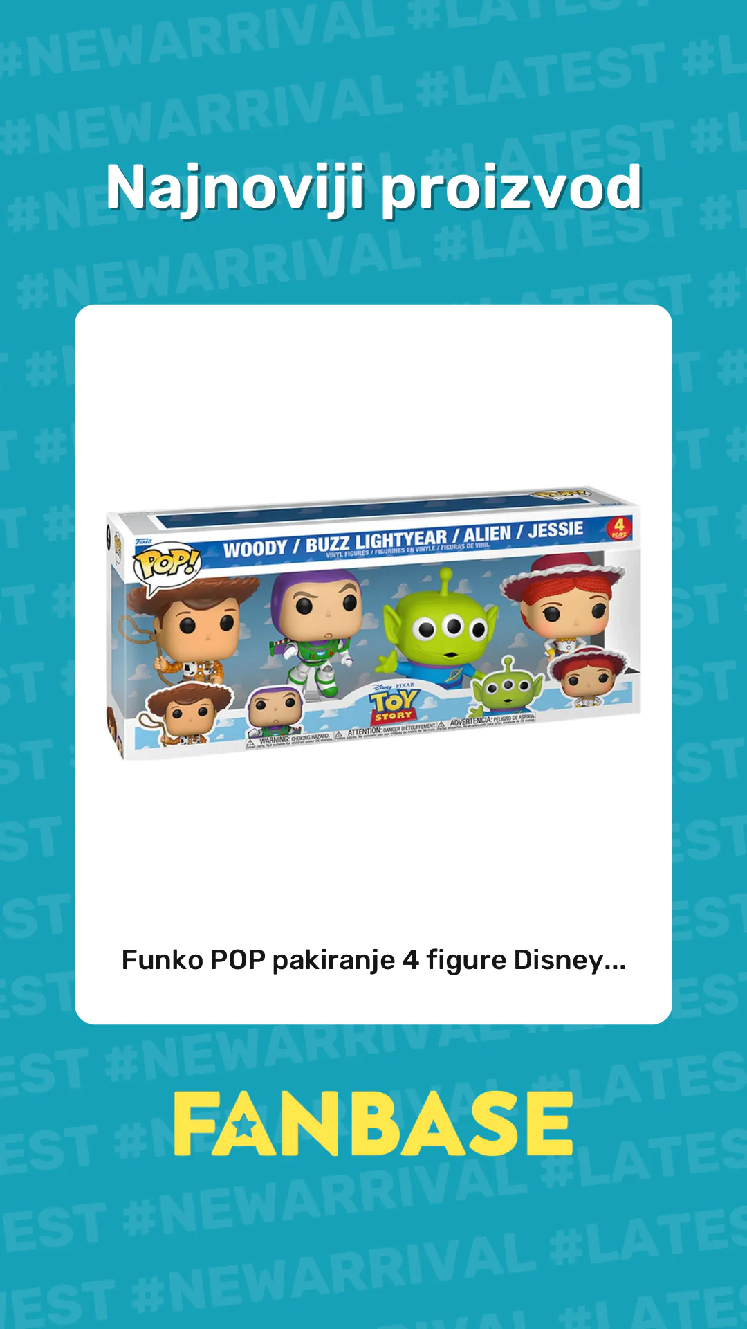 Najnoviji proizvod: Funko POP pakiranje 4 figure Disney...