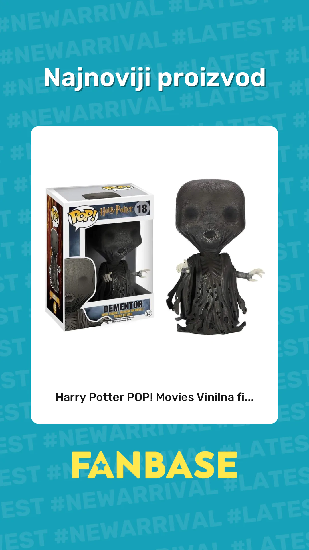 Najnoviji proizvod: Harry Potter POP! Movies Vinilna fi...